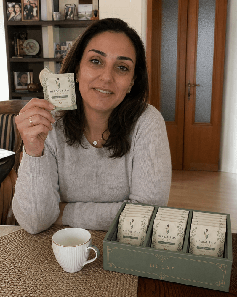 عميل سعيد مع Herbal Slim Coffee